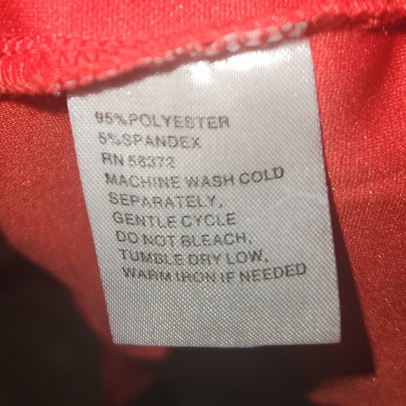 Elegant Redish Orange Work Dress Size 8 - Picture 8 of 10